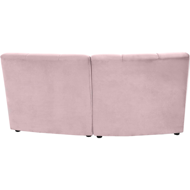 Meridian Limitless Pink Velvet 2pc. Modular Sectional IMAGE 3