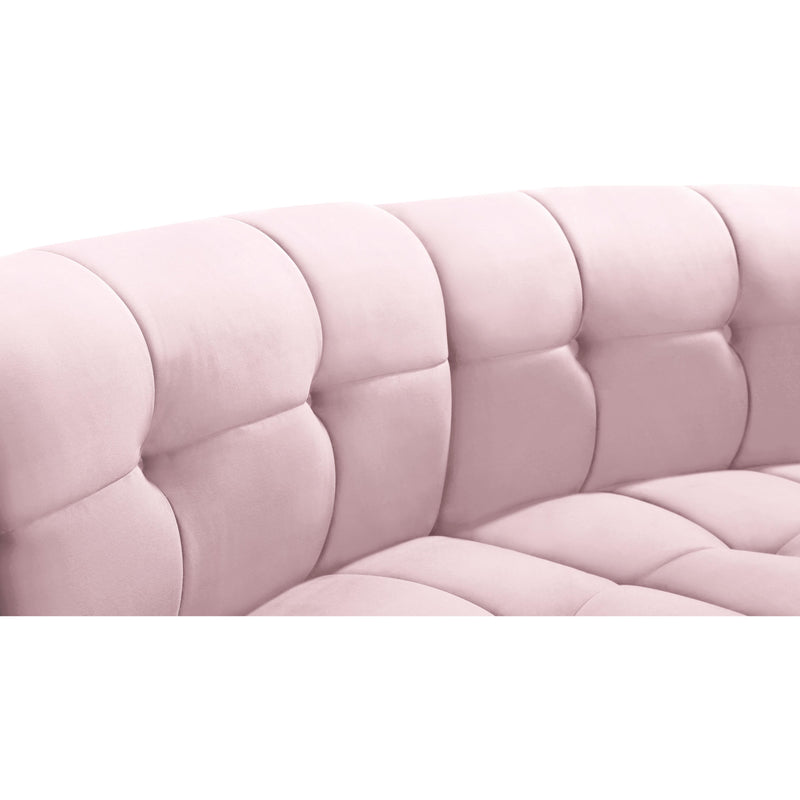 Meridian Limitless Pink Velvet 2pc. Modular Sectional IMAGE 5