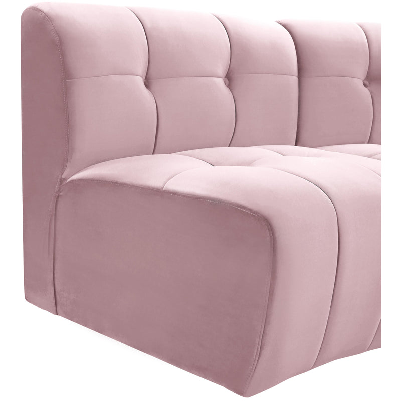 Meridian Limitless Pink Velvet 8pc. Modular Sectional IMAGE 9