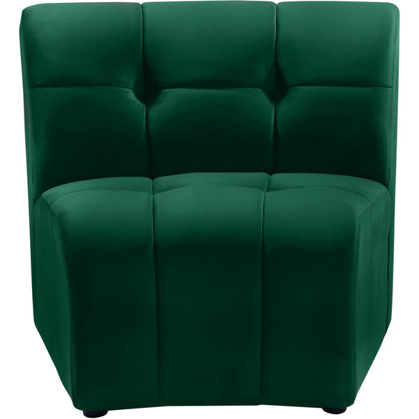 Meridian Limitless Green Velvet Modular Chair IMAGE 1