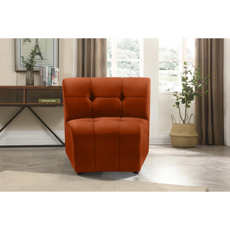 Meridian Limitless Cognac Velvet Modular Chair IMAGE 12