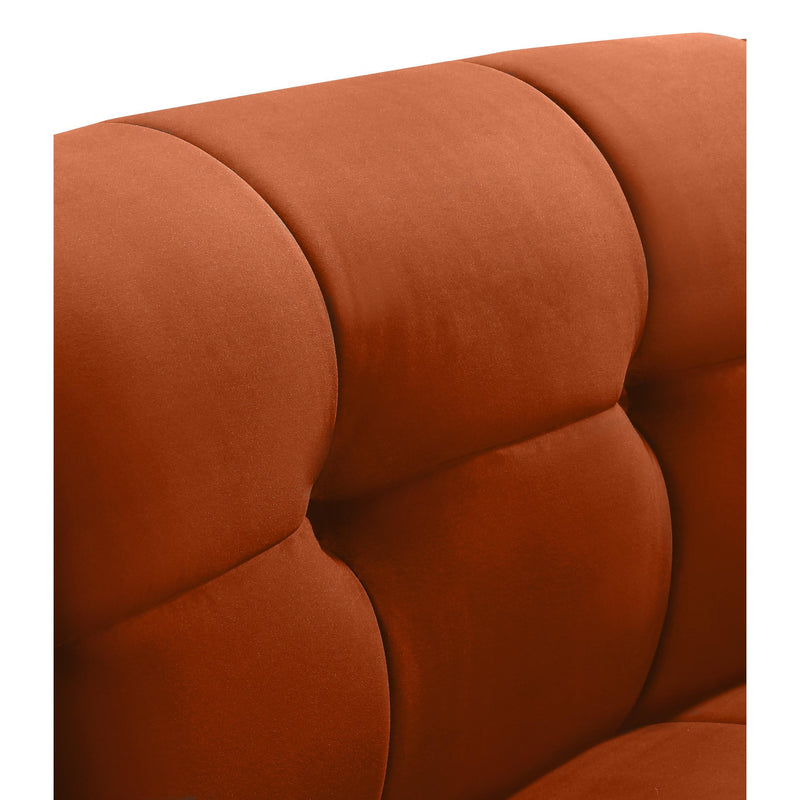 Meridian Limitless Cognac Velvet Modular Chair IMAGE 5