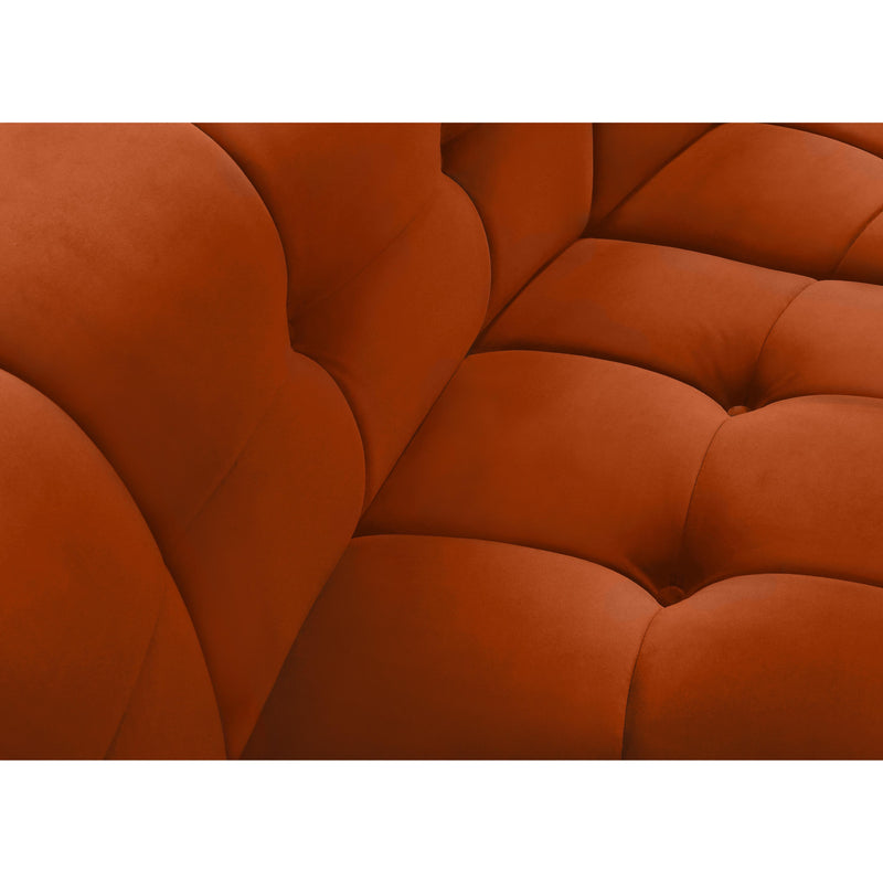 Meridian Limitless Cognac Velvet Modular Chair IMAGE 6