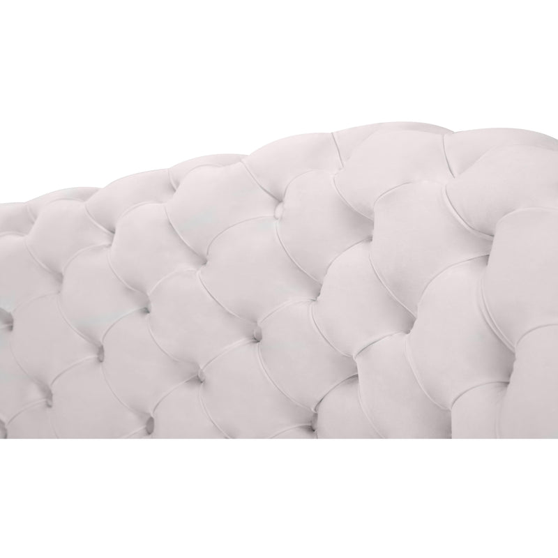 Meridian Royal Cream Velvet 2pc. Sectional IMAGE 12