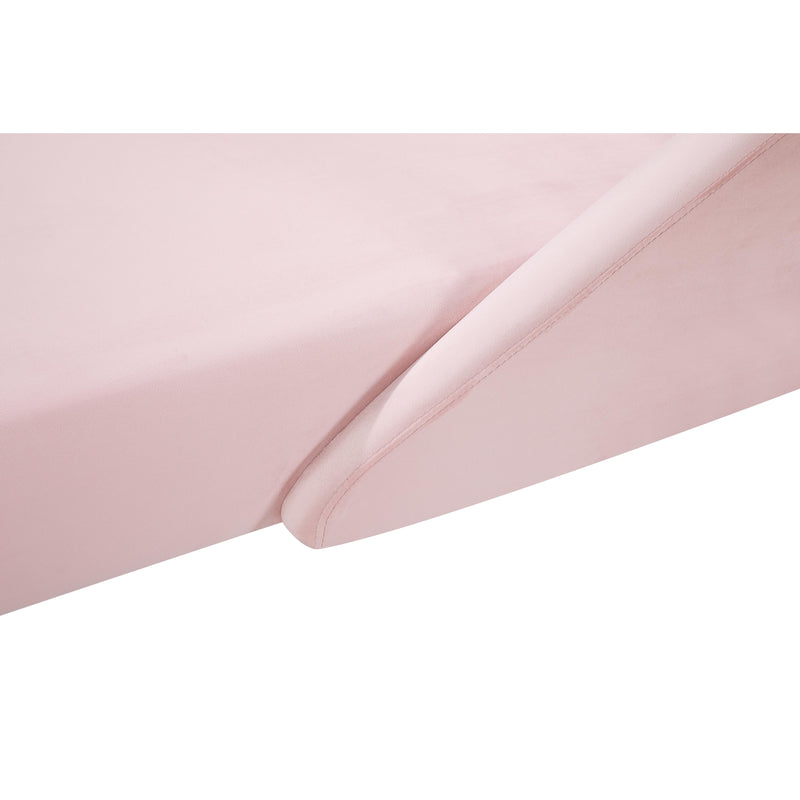 Meridian Nolan Pink Velvet Chaise IMAGE 10