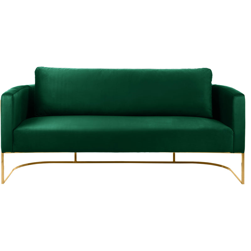 Meridian Casa Green Velvet Sofa IMAGE 4