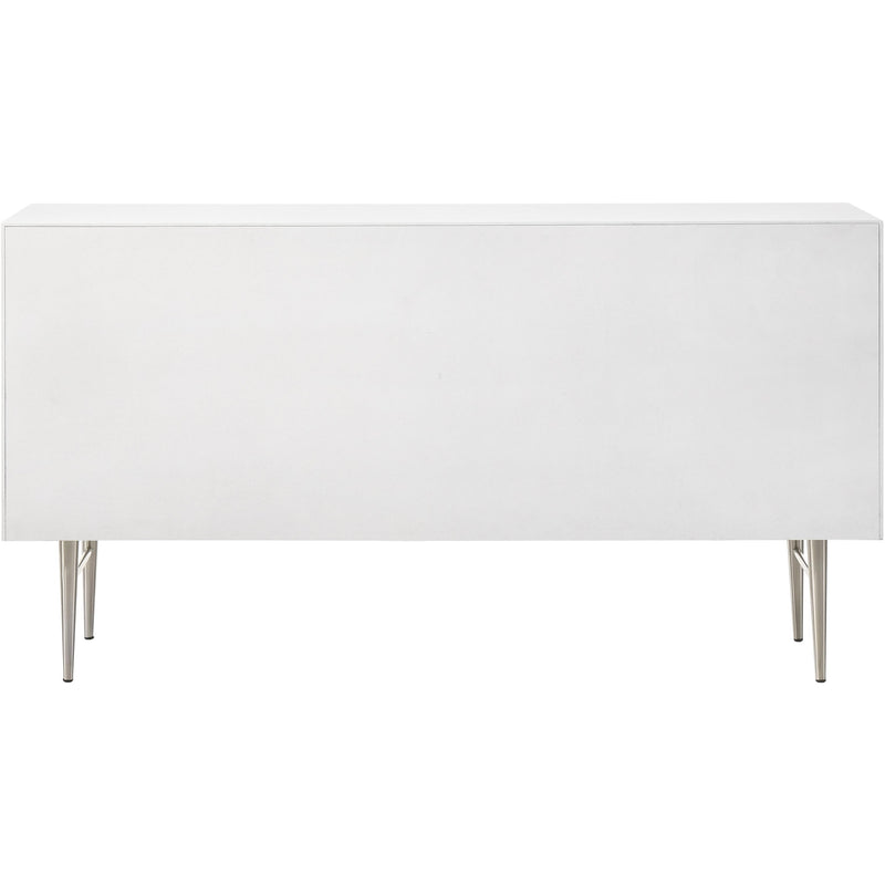 Meridian Modernist White Gloss Dresser IMAGE 7