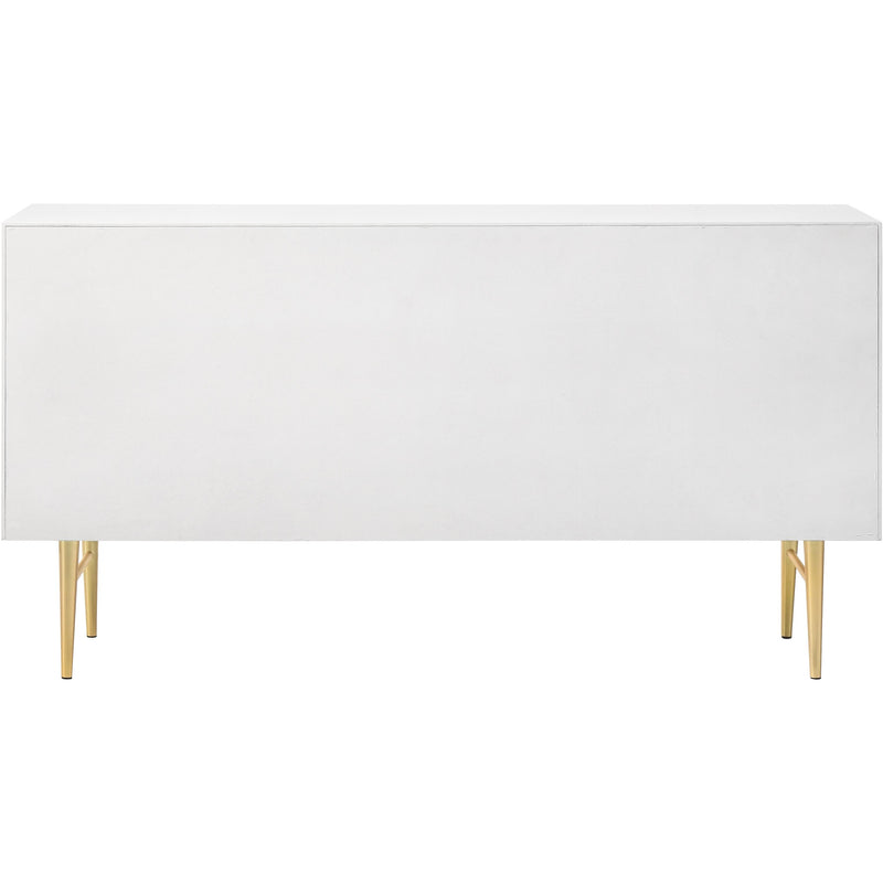 Meridian Modernist White Gloss Dresser IMAGE 7