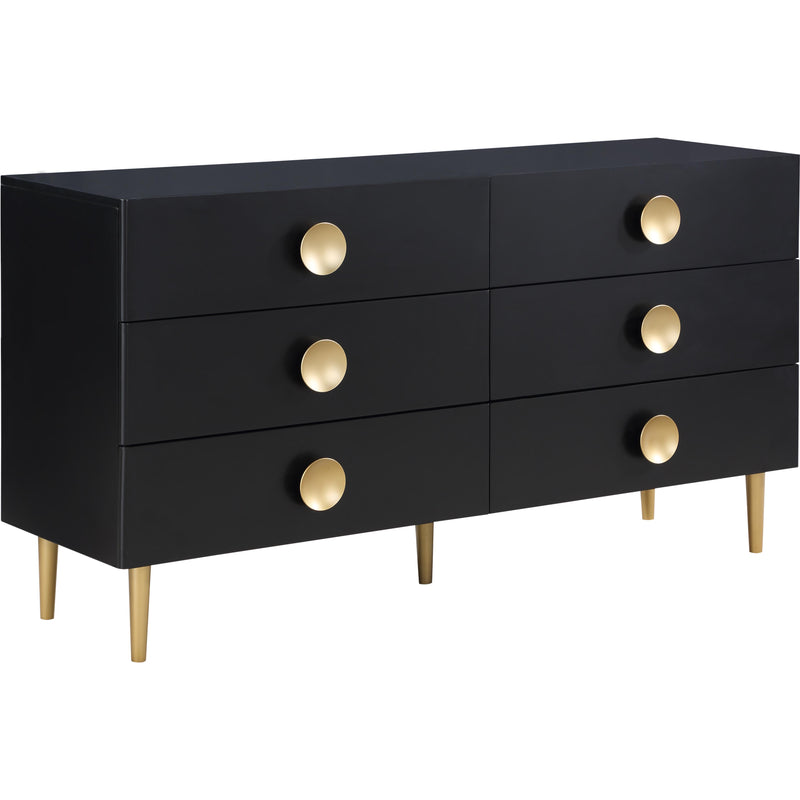 Meridian Zayne Black Dresser IMAGE 1