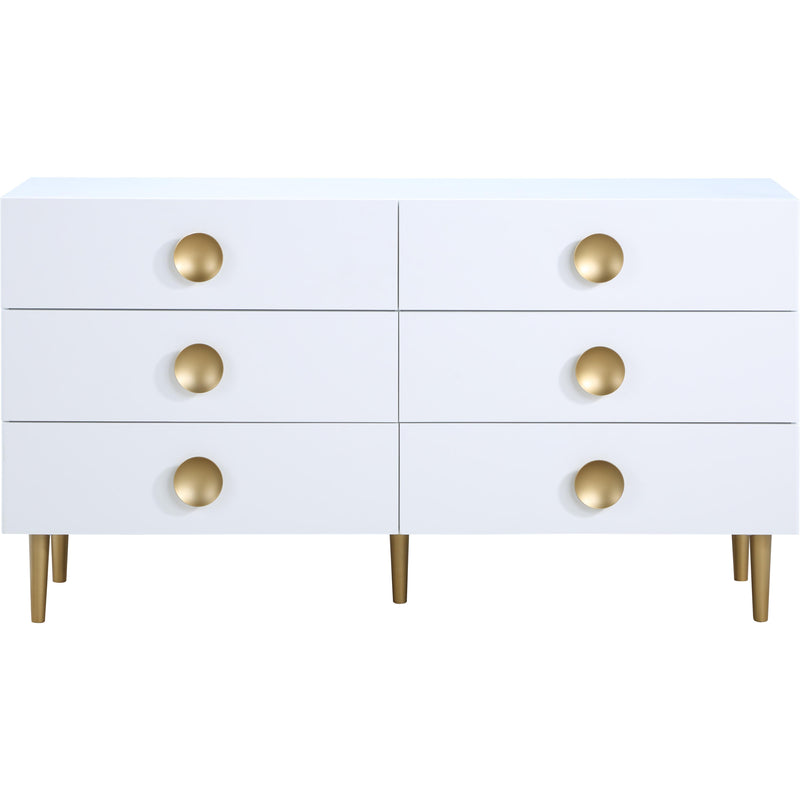 Meridian Zayne White Dresser IMAGE 2