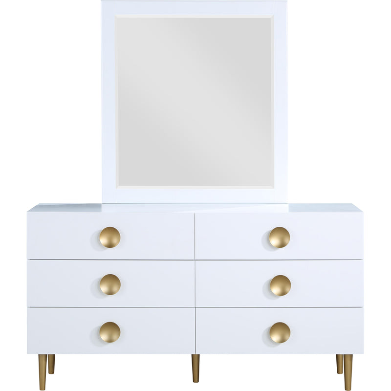 Meridian Zayne White Dresser IMAGE 3