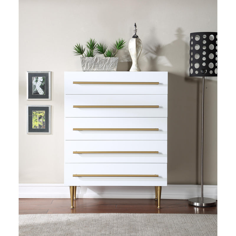 Meridian Marisol White Chest IMAGE 8