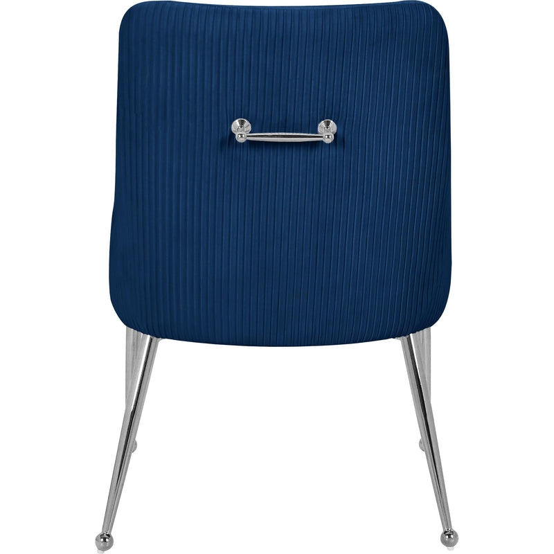 Meridian Ace Navy Velvet Dining Chair IMAGE 5