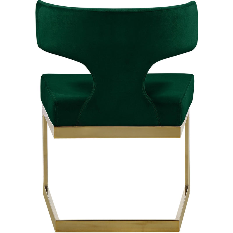 Meridian Alexandra Green Velvet Dining Chair IMAGE 5