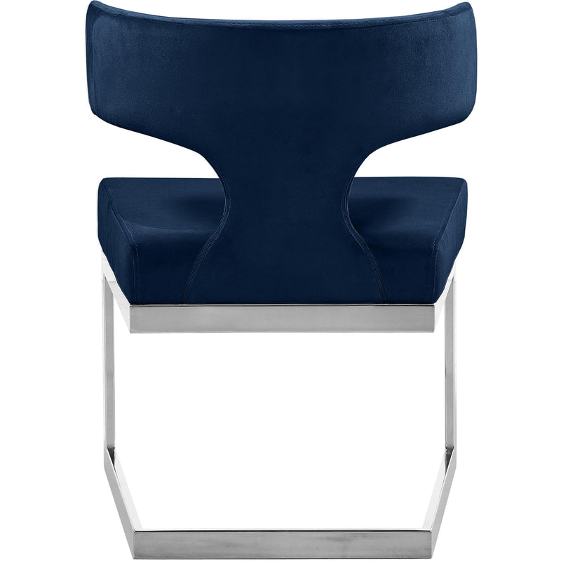 Meridian Alexandra Navy Velvet Dining Chair IMAGE 5