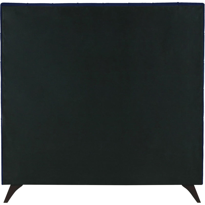 Meridian Elly Navy Velvet Full Bed IMAGE 7