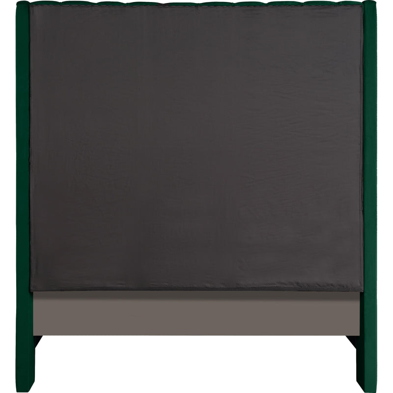 Meridian Fritz Green Velvet Full Bed IMAGE 8