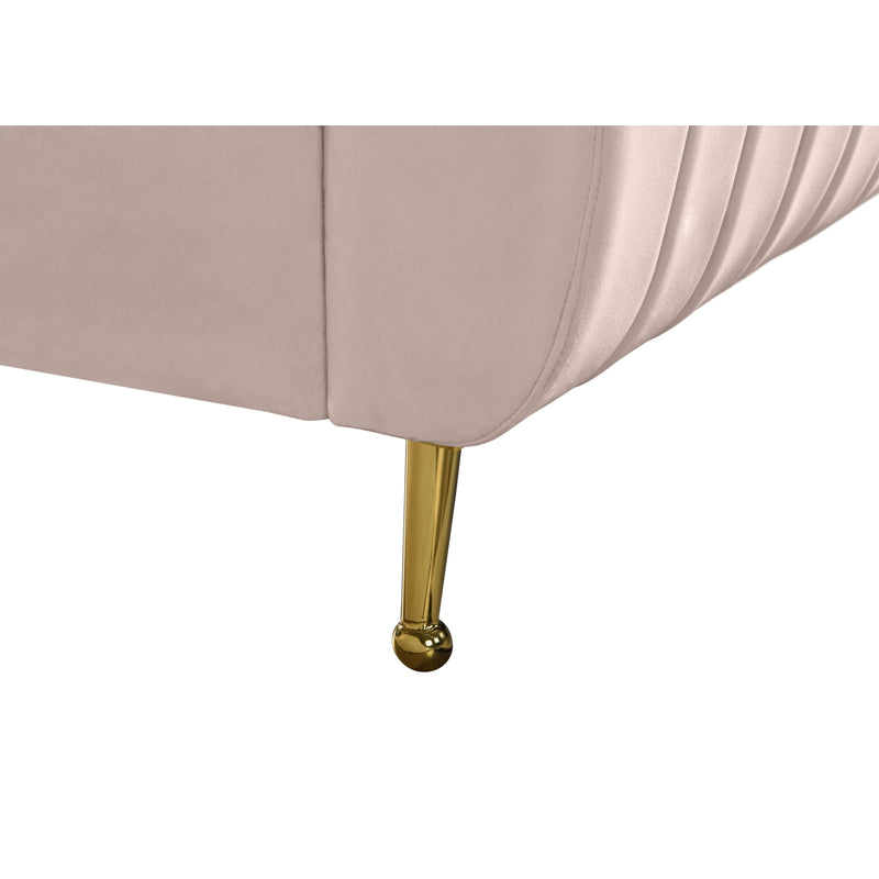 Meridian Zara Pink Velvet Queen Bed (3 Boxes) IMAGE 4