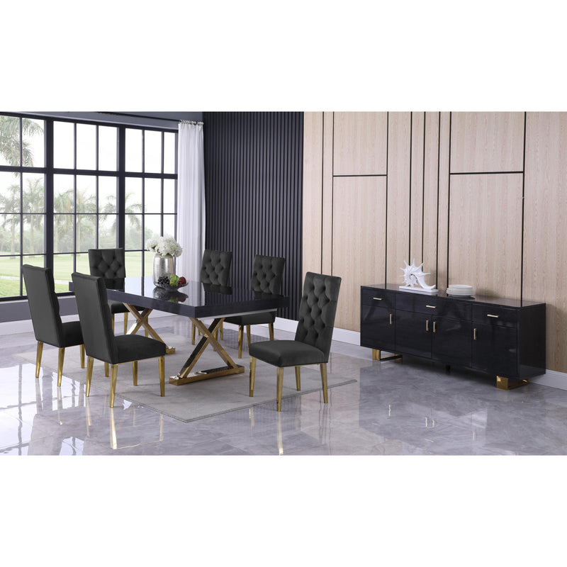 Meridian Excel Grey Oak Veneer Lacquer Extendable Dining Table (3 Boxes) IMAGE 8