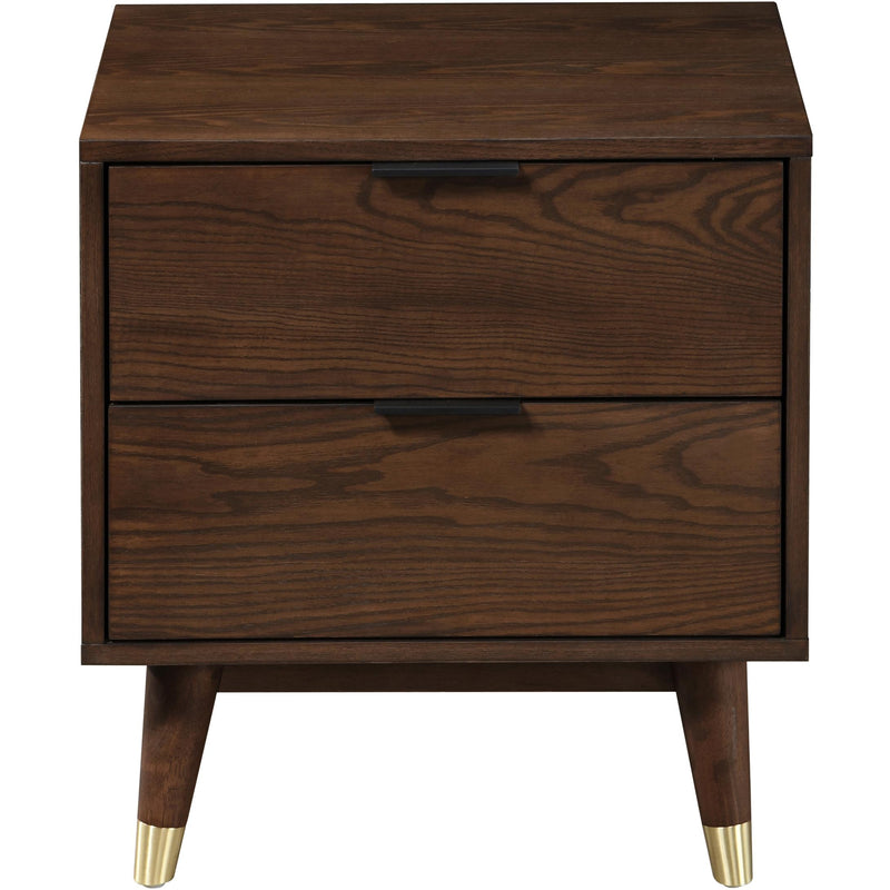 Meridian Vance Walnut Night Stand IMAGE 3