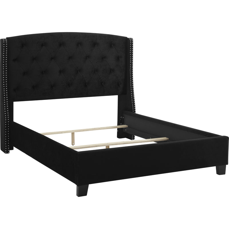 Crown Mark Eva Queen Upholstered Platform Bed 5111BK-Q-HBFB/5111BK-KQ-RAIL IMAGE 4