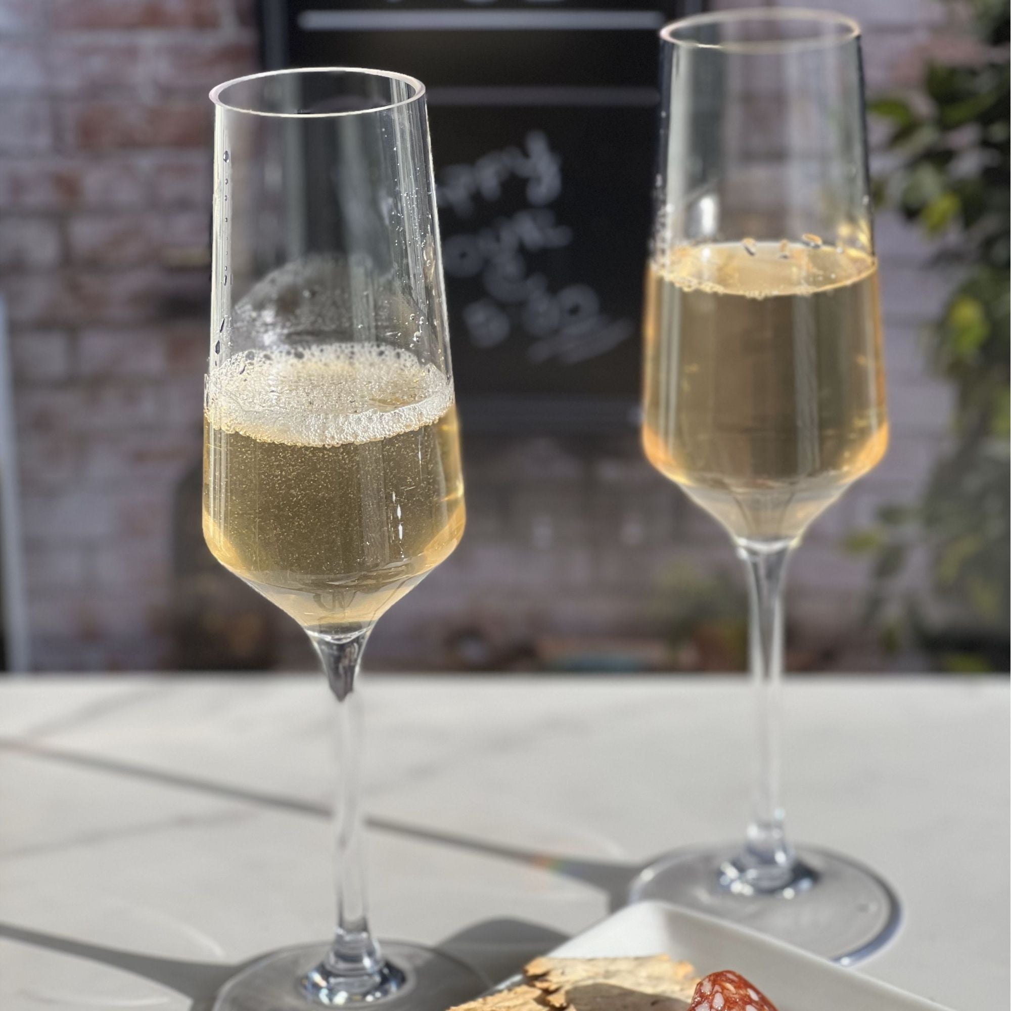 Tritan Lexington - Unbreakable Plastic Champagne Flutes, 10Oz (Set of 4) - Clear