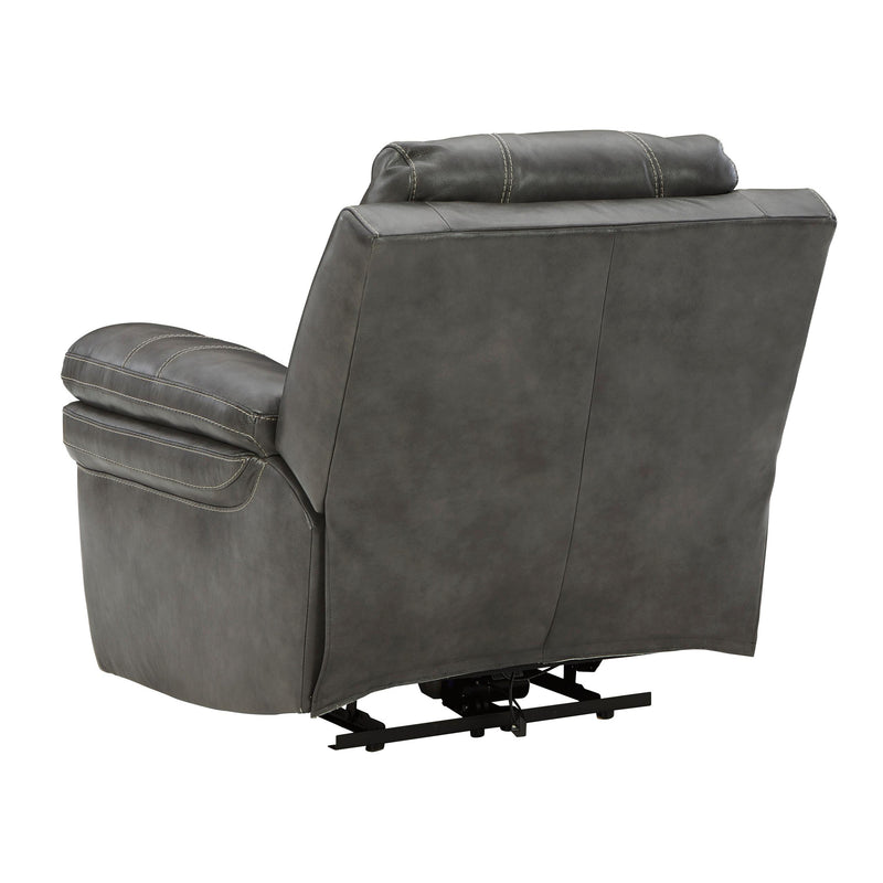 Signature Design by Ashley Edmar Power Leather Match Recliner U6480613 IMAGE 5