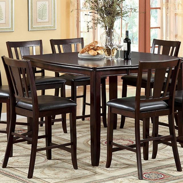 Furniture of America Square Edgewood Counter Height Dining Table CM3336PT IMAGE 1