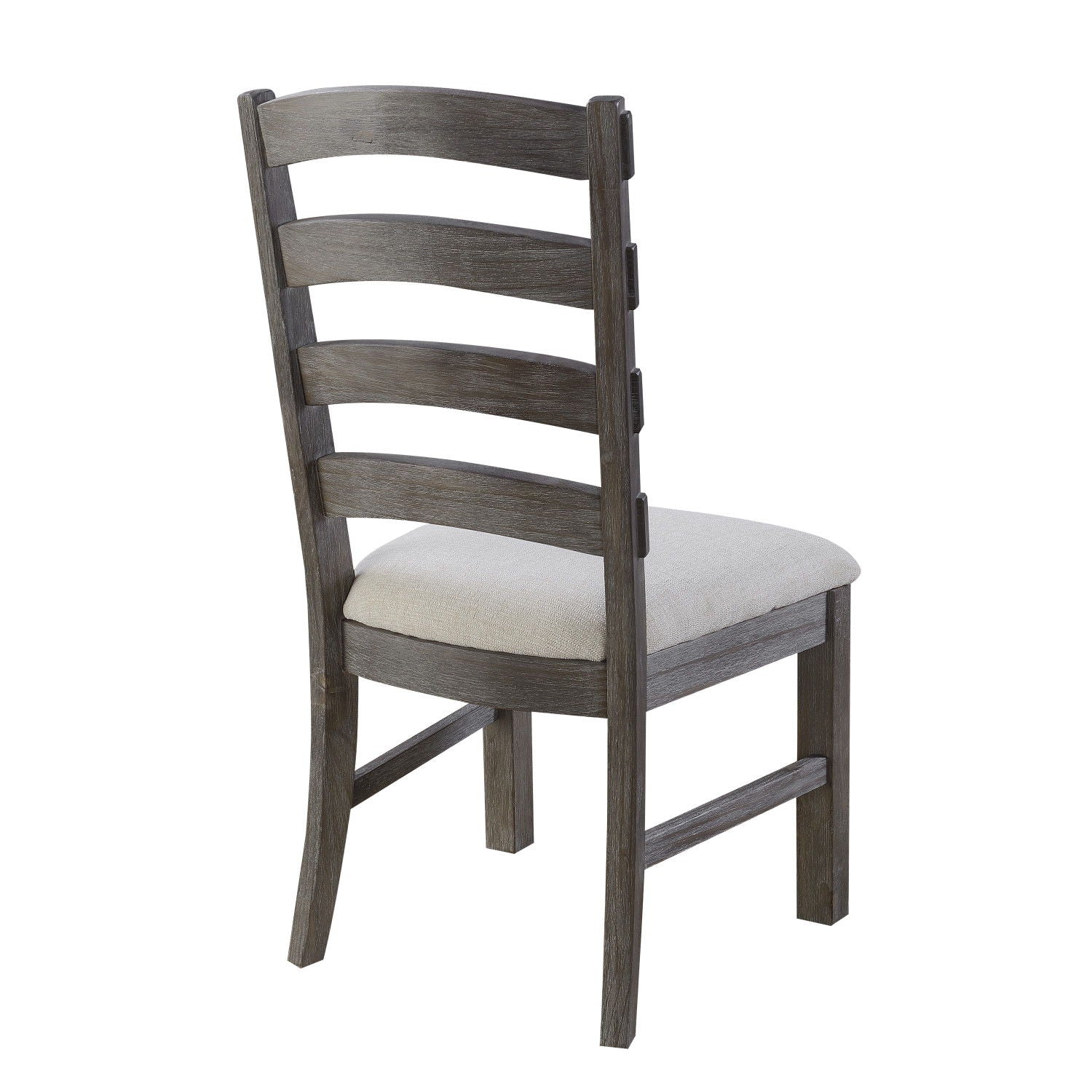 Upholstered Dining Chairs (Set of 2) - Brown - Wood