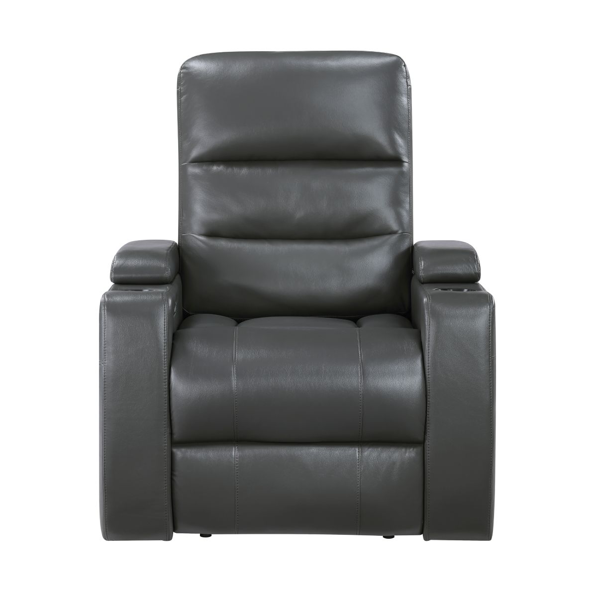 Rose Hill - Power Reclining Chair With Power Headrest - Gray
