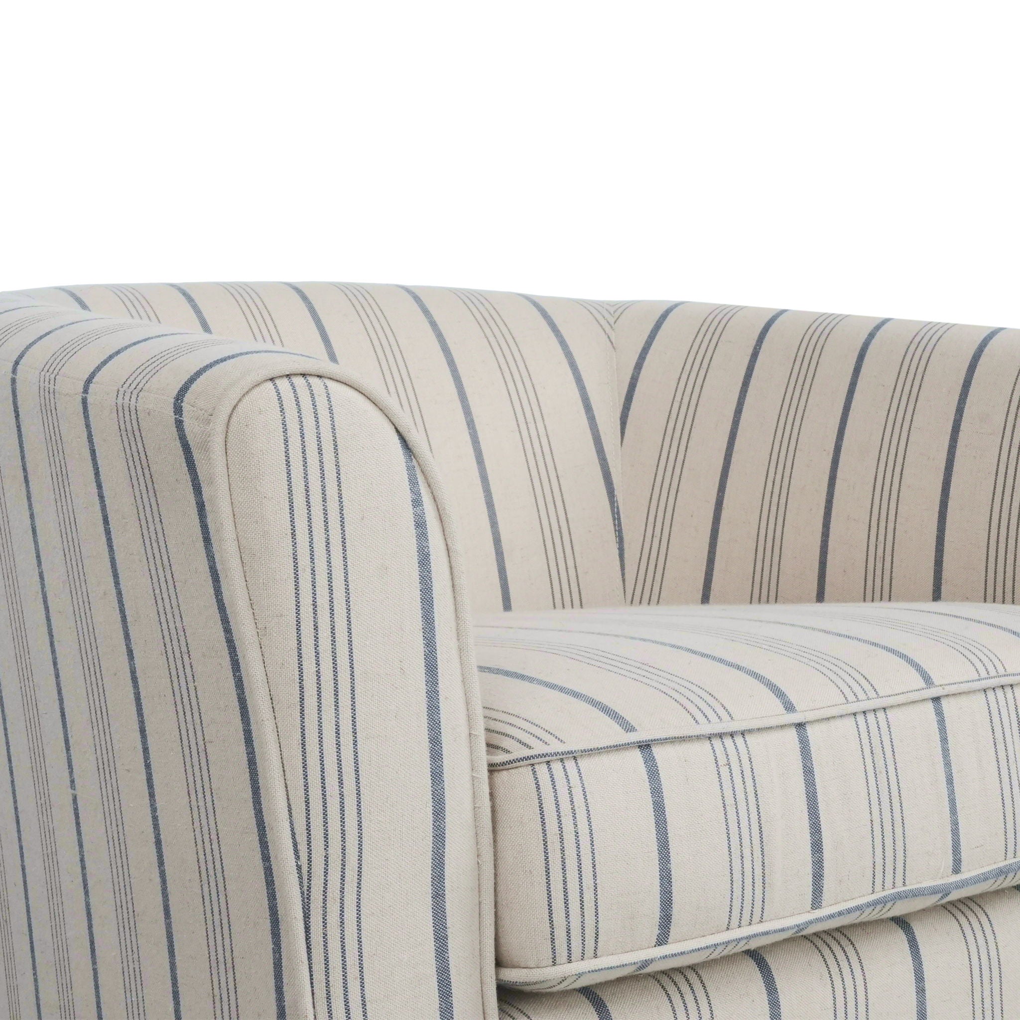 Zeniqua - Upholstered Swivel Chair With Loose Cover