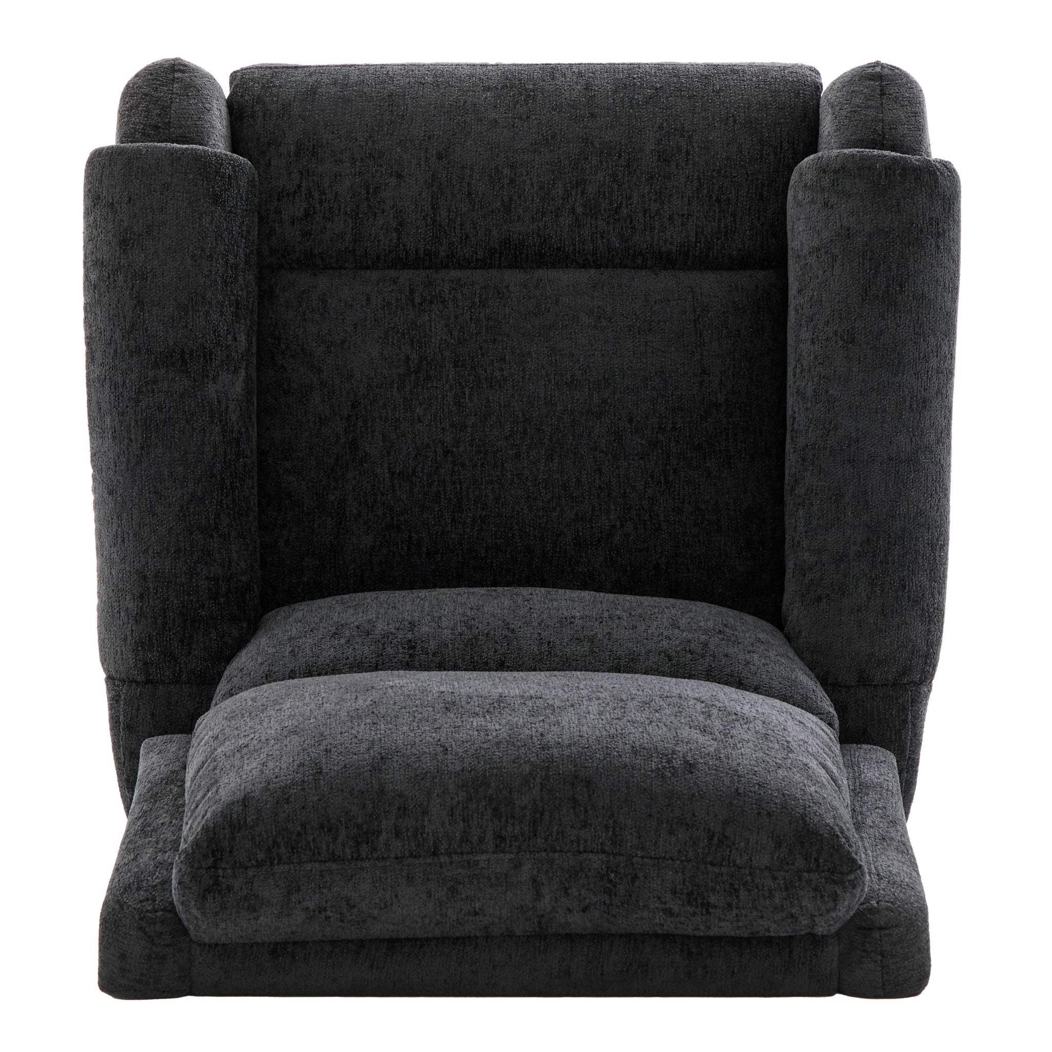 Manual Recliner Massage Chair With Swivel Rocker, 8 Massage Modes, Side Storage Pocket