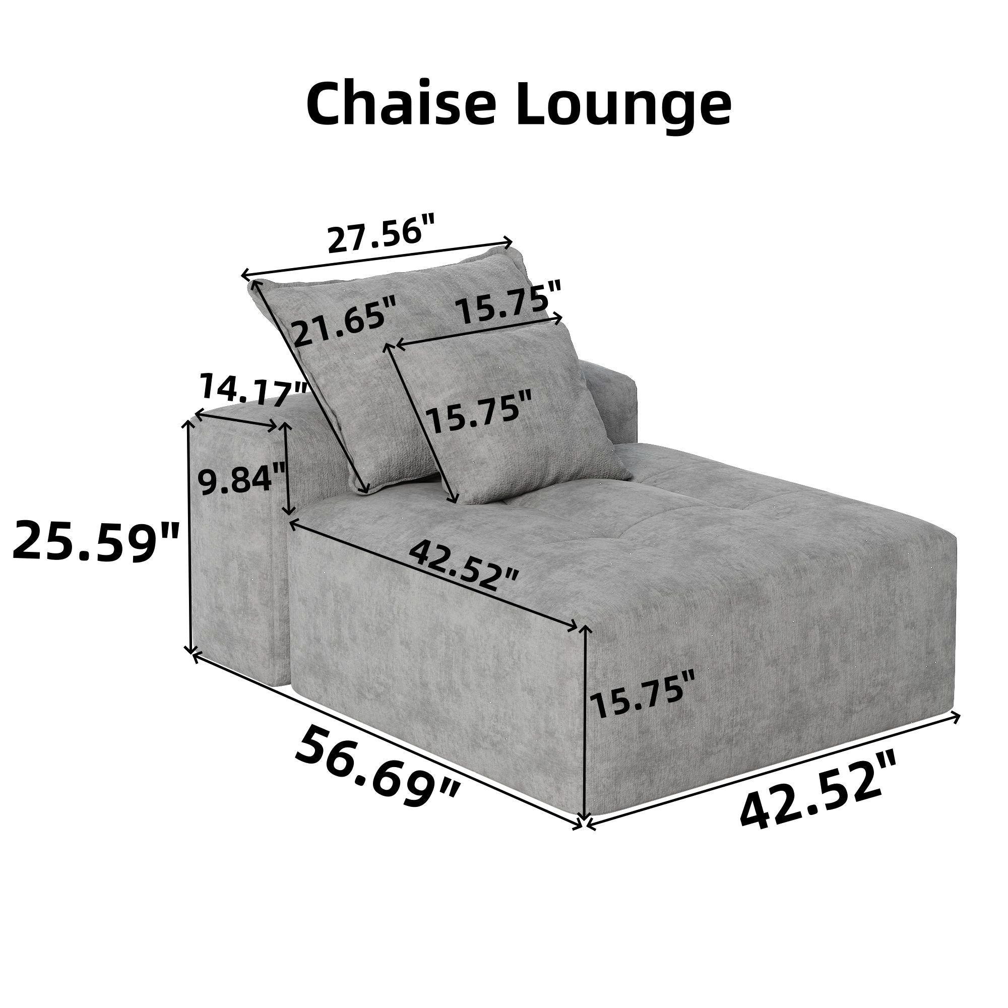 Modern Oversized Diy Combination, Modular Sectional Sofa With Pillows