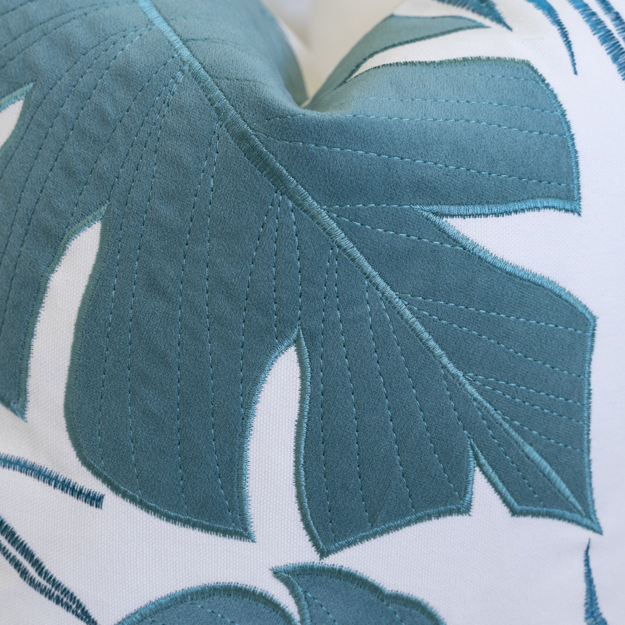 Autumn Vibes Leaf Accent Pillow