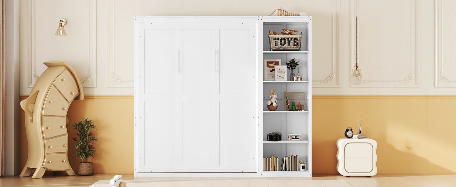 Murphy Wall Bed With Shelves