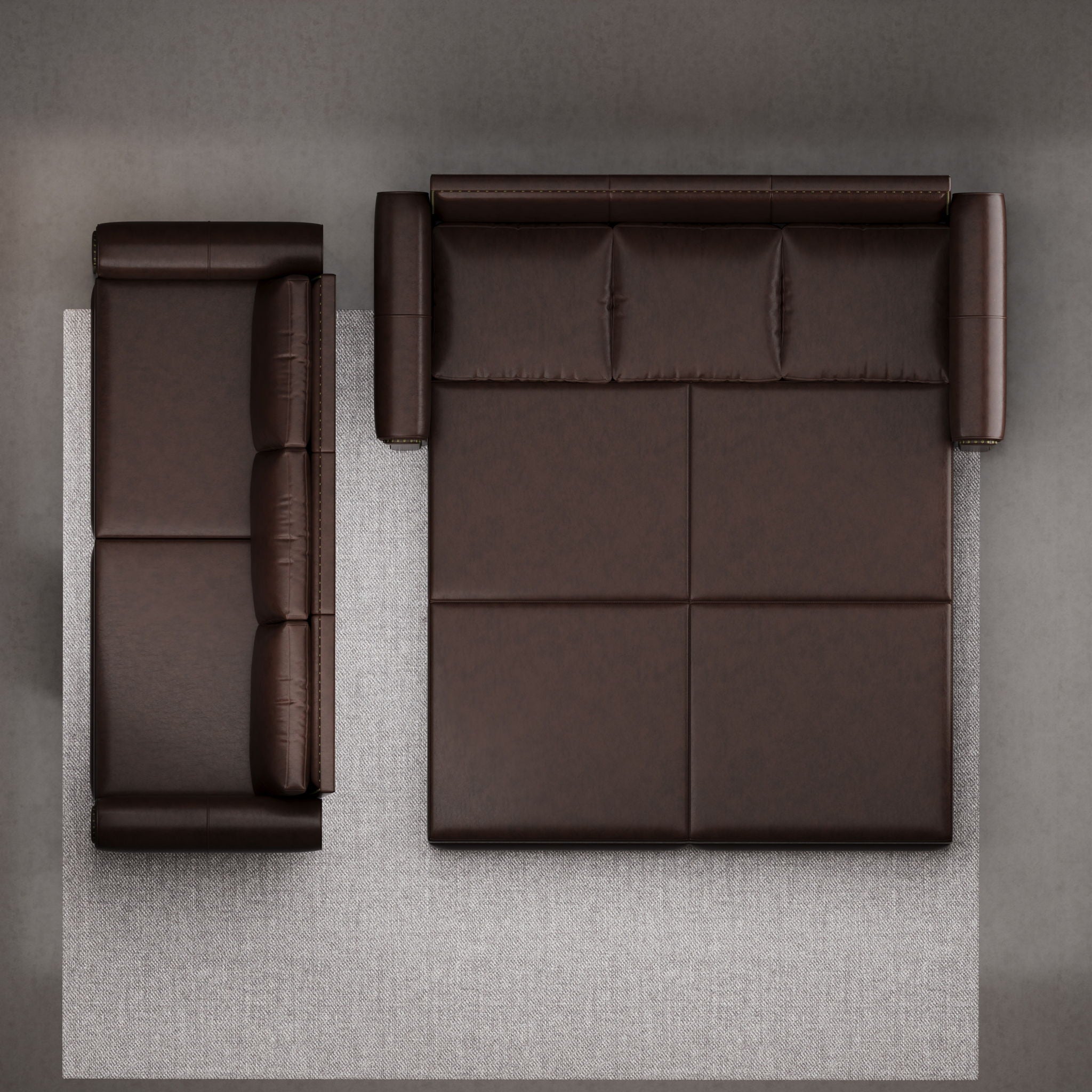Chesterfield Sofa & Pull Out Bed