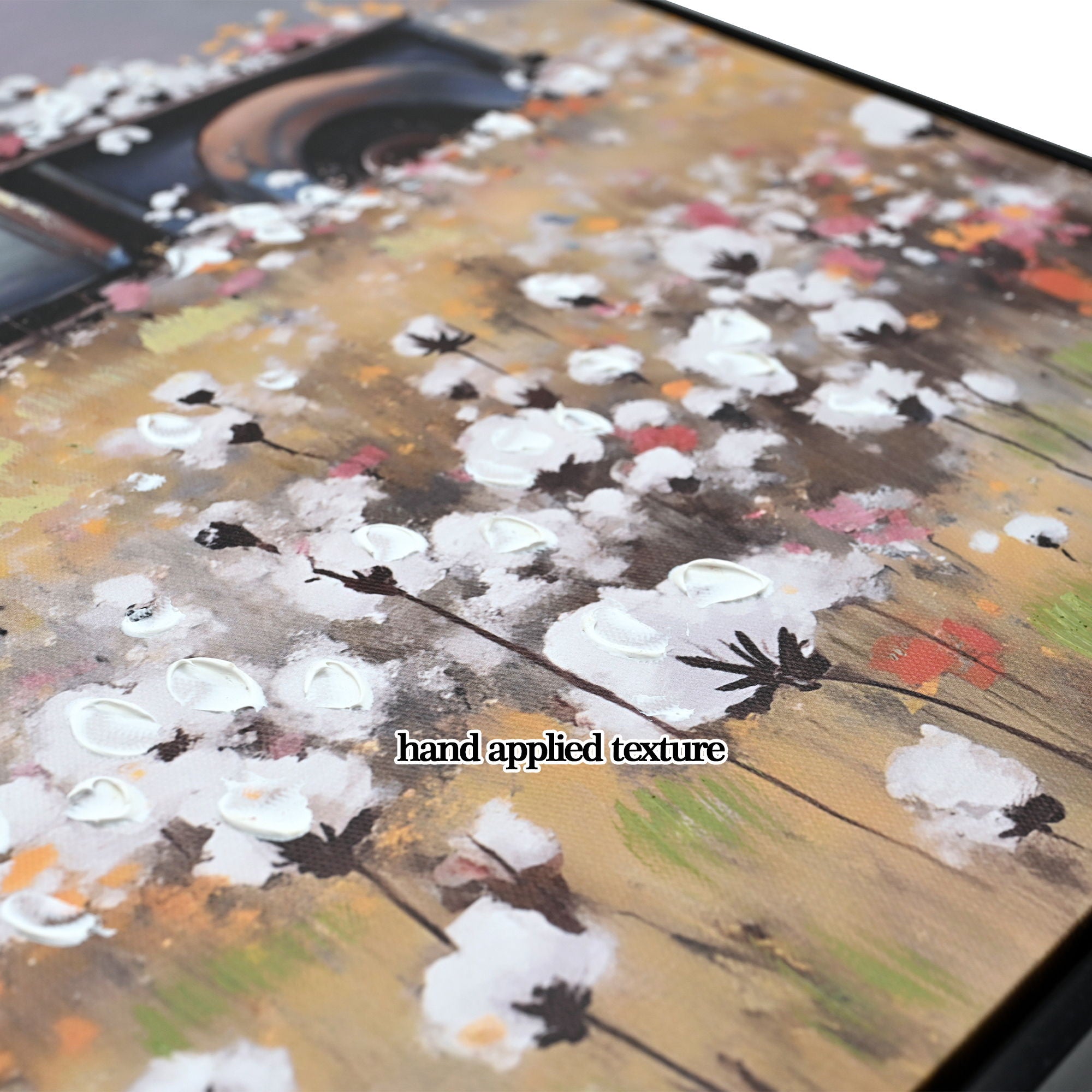 Old Truck Canvas Wall Art, Old Barn Pictures Wall Art - White / Vintage