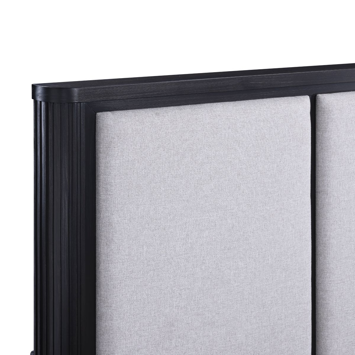 Gilbert - 4 Piece Set (Queen Bed, Nightstand, Dresser, Mirror) - Charcoal