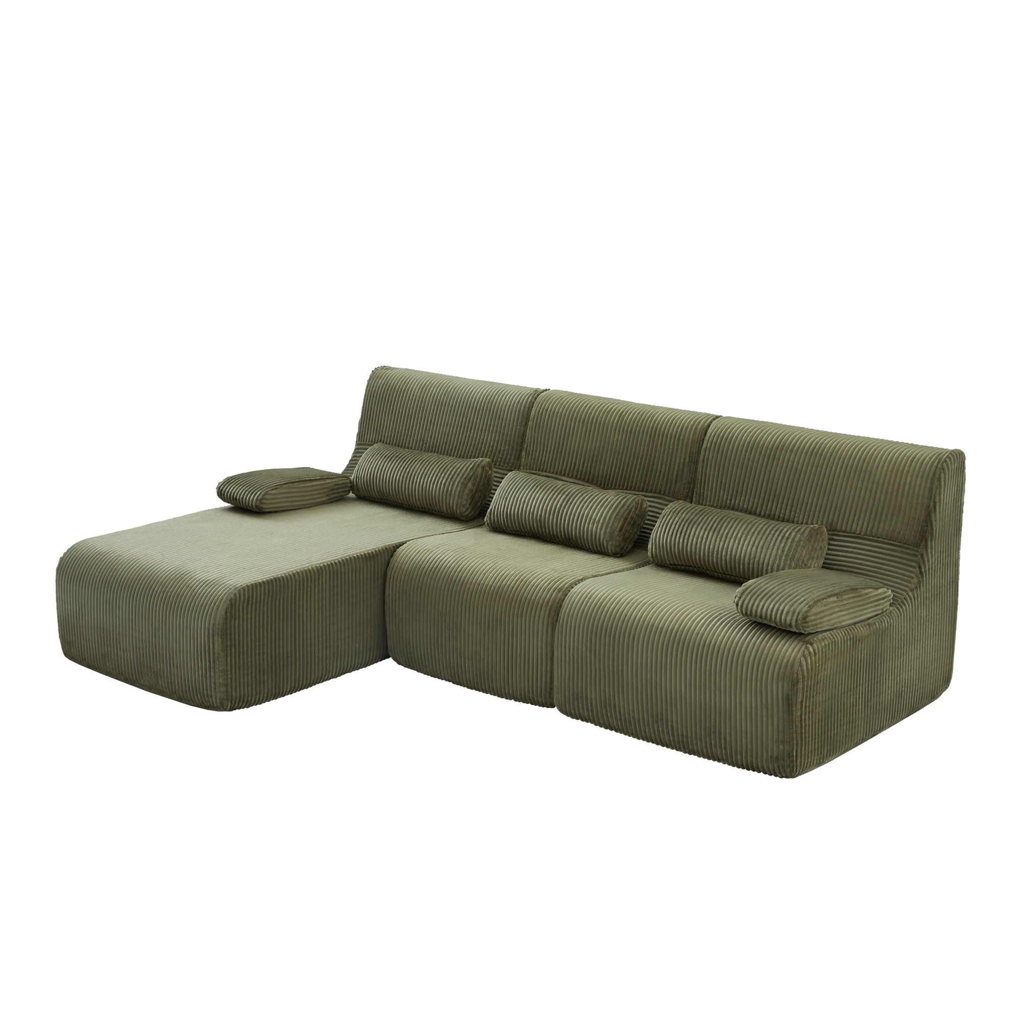 Oversized Sectional Sofa, Living Room Seating With Modular Design