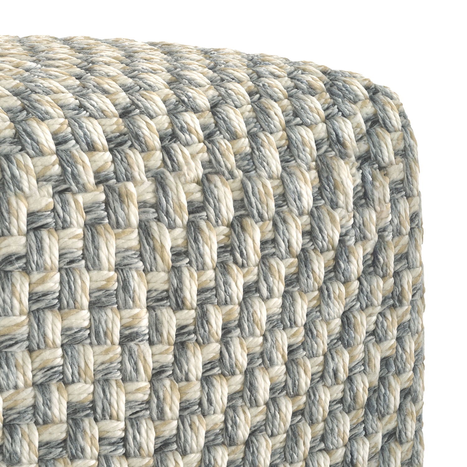 Beatrix - Square Pouf - Multicolor