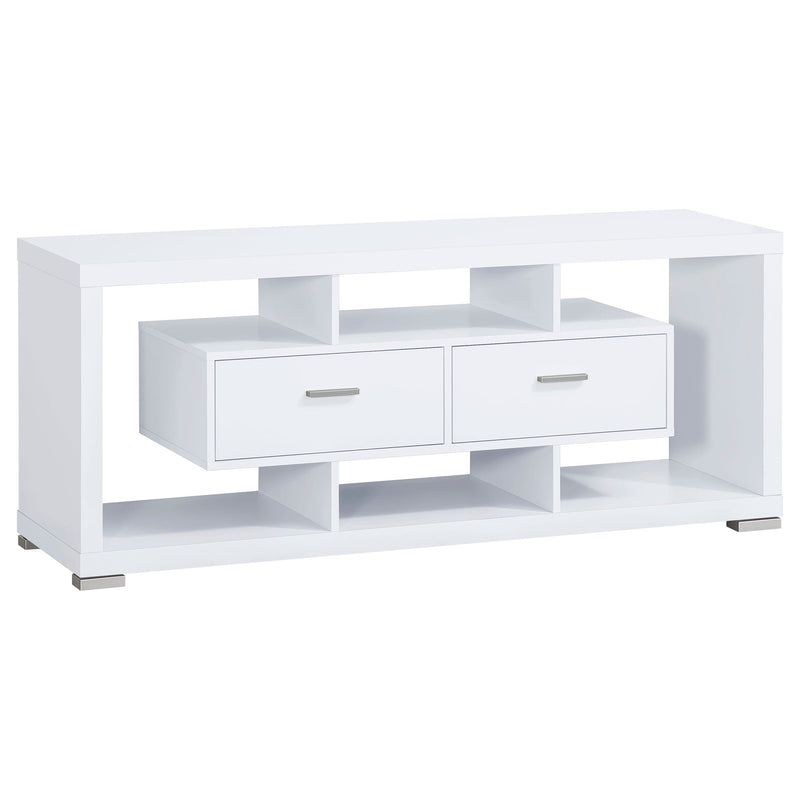 Darien 2-drawer Engineered Wood 59-inch TV Stand Cappuccino