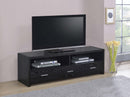 Alton 3-drawer Engineered Wood 62-inch TV Stand Black Oak