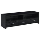Alton 3-drawer Engineered Wood 62-inch TV Stand Black Oak
