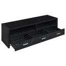 Alton 3-drawer Engineered Wood 62-inch TV Stand Black Oak