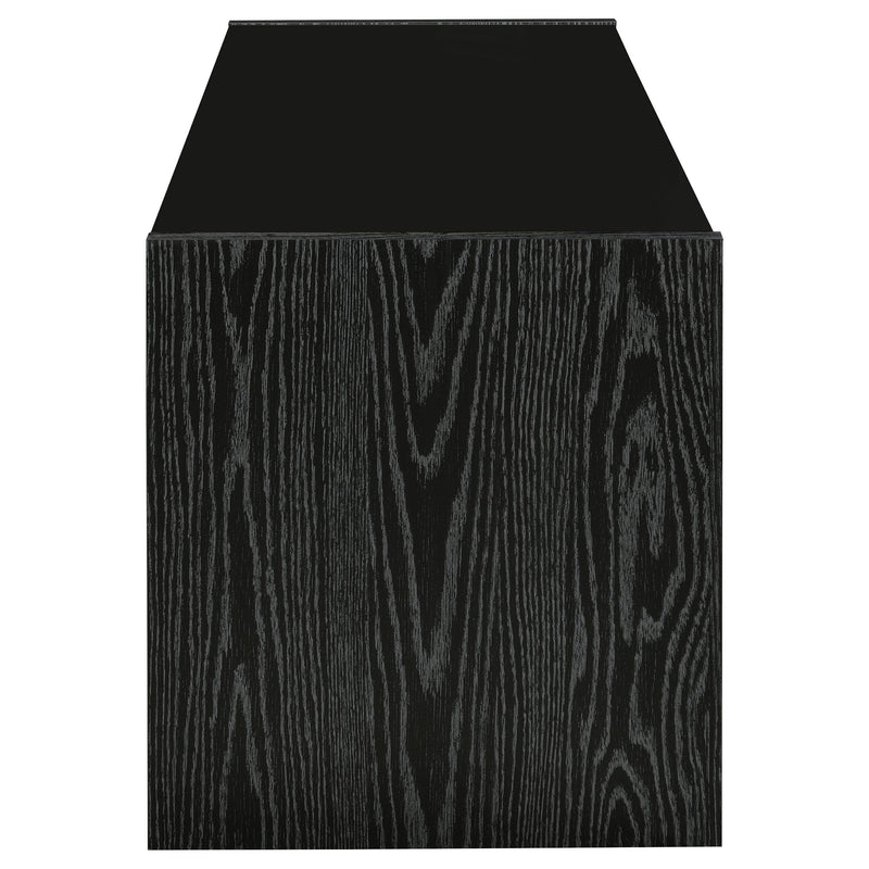 Alton 3-drawer Engineered Wood 62-inch TV Stand Black Oak