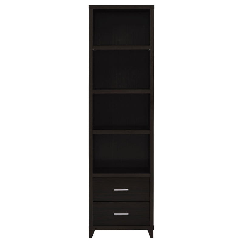 Lewes 2-door Engineered Wood 60-inch TV Stand Cappuccino