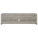 Burke 2-door Engineered Wood TV Stand Grey Driftwood
