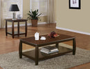 Dixon  Rectangular Wood Coffee Table Set Espresso