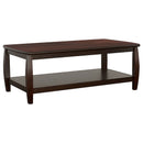 Dixon  Rectangular Wood Coffee Table Set Espresso
