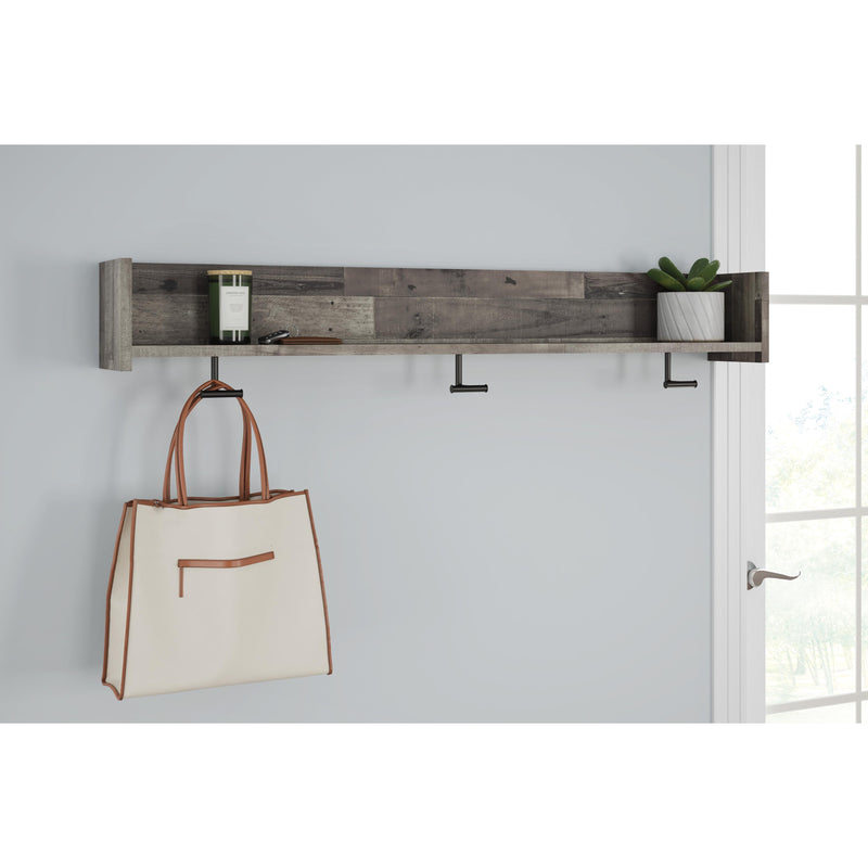 Signature Design by Ashley Neilsville EA2120-151 Wall Mounted Coat Rack with Shelf IMAGE 5